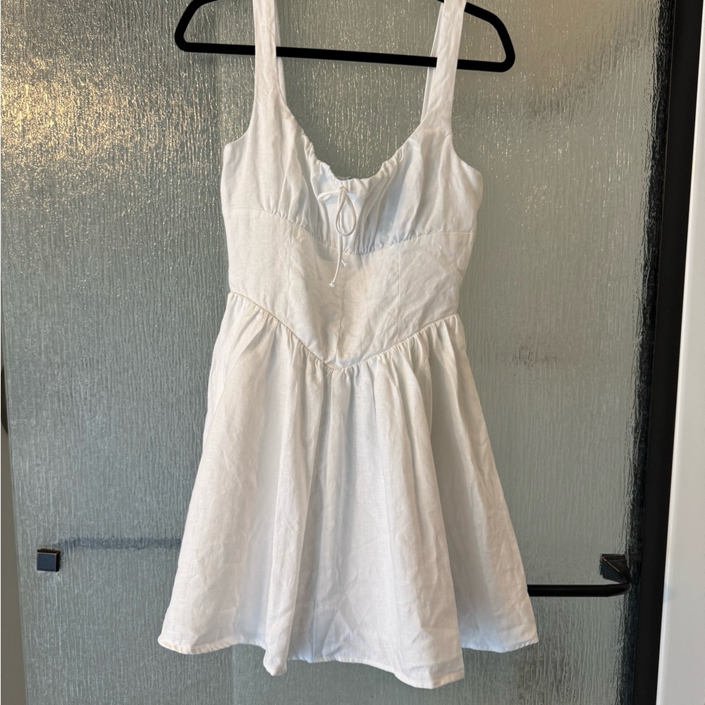 Reformation Elegant White Dress